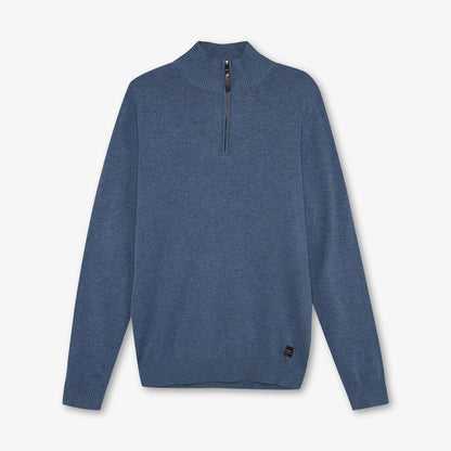 KlausSI Halfzip + - Bluefin Melange
