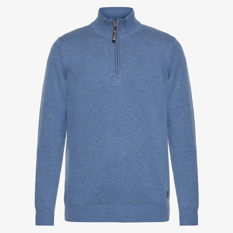 KlausSI Halfzip + - Bluefin Melange