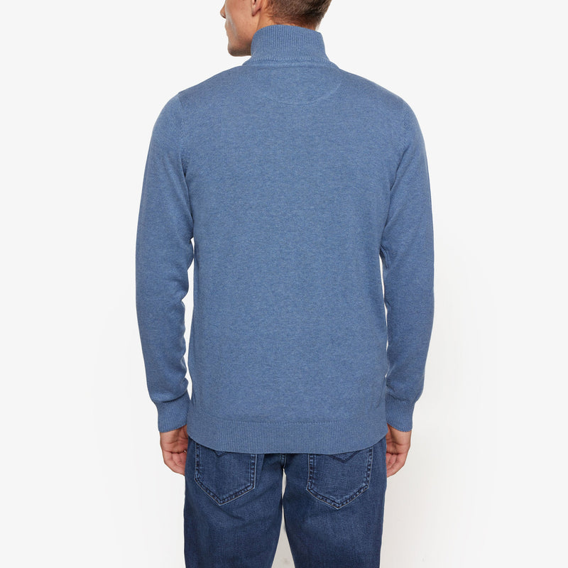 KlausSI Halfzip + - Bluefin Melange