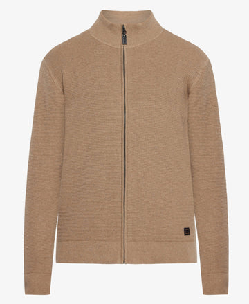 ConnorSI Structure Cardigan+ - Tobacco Melange