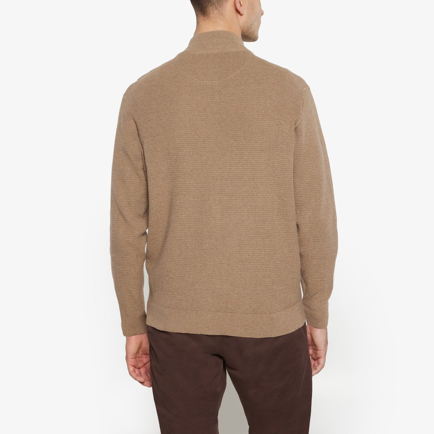 ConnorSI Structure Cardigan+ - Tobacco Melange