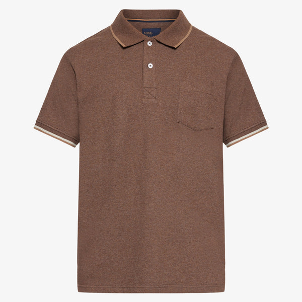 NalleSI Polo - Chocolat Brown Melange