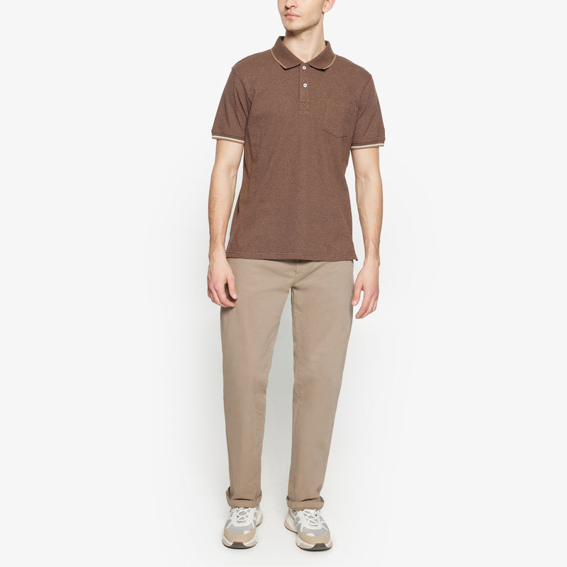 NalleSI Polo - Chocolat Brown Melange