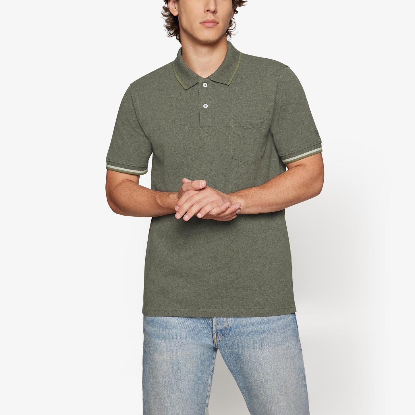 NalleSI Polo - Full Green Melange