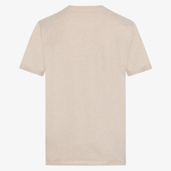 LiamSI Front Print Tee+ - Savanna Sand Melange