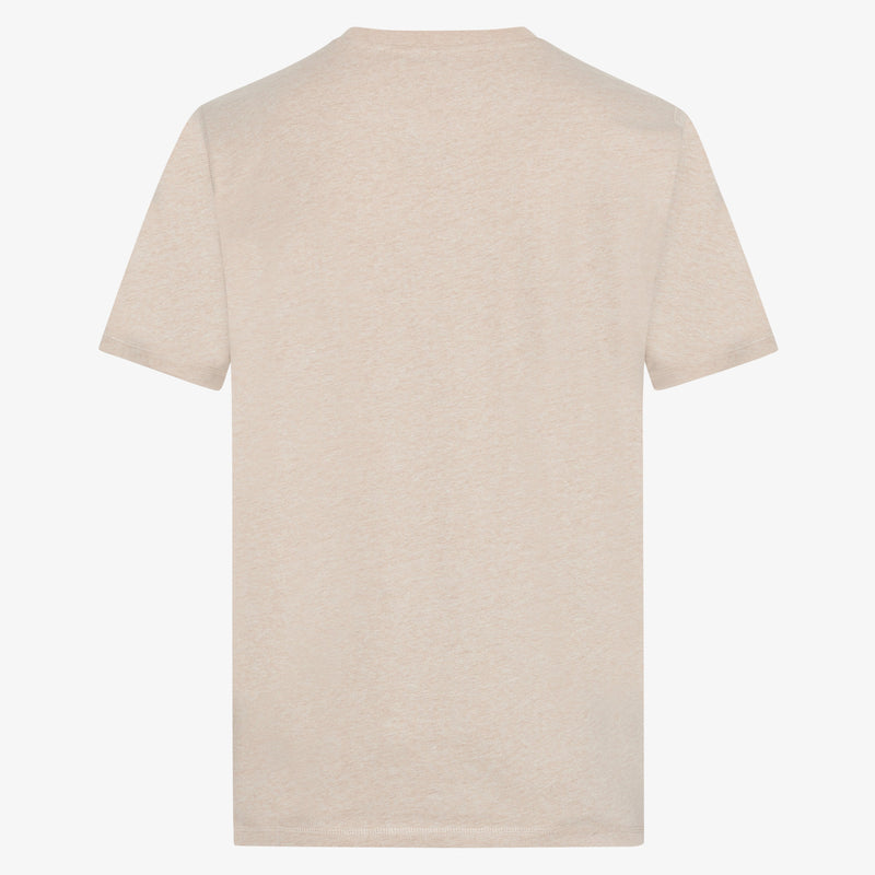 LiamSI Front Print Tee+ - Savanna Sand Melange