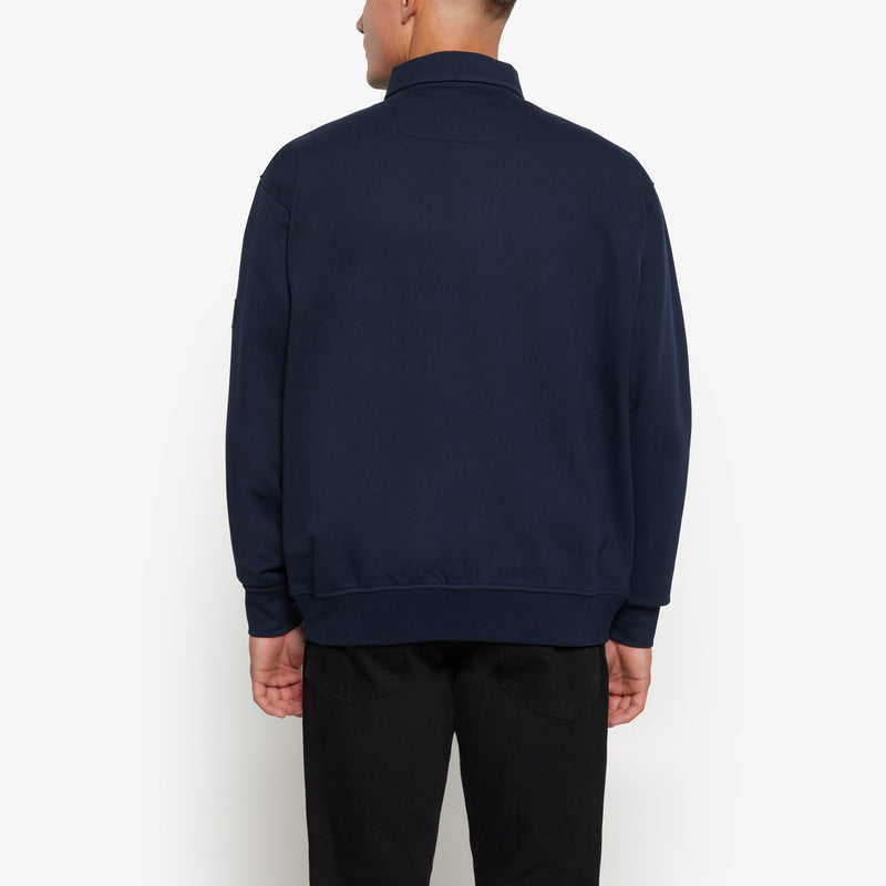 KristoffSI Structure Cardigan - Deep Marine