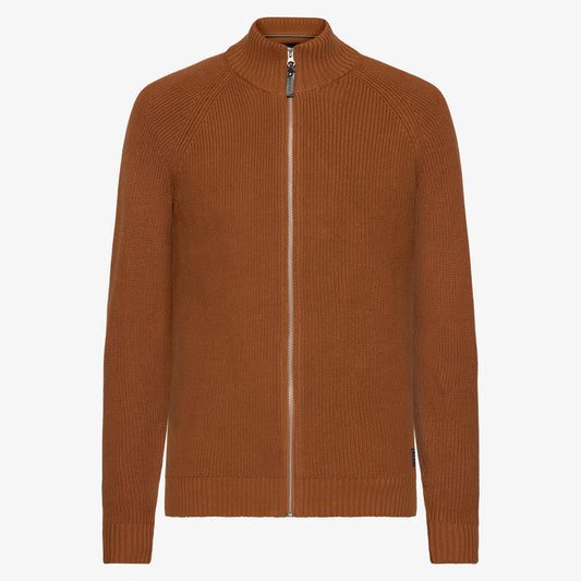 AdamSi Rib Cardigan - Nutty