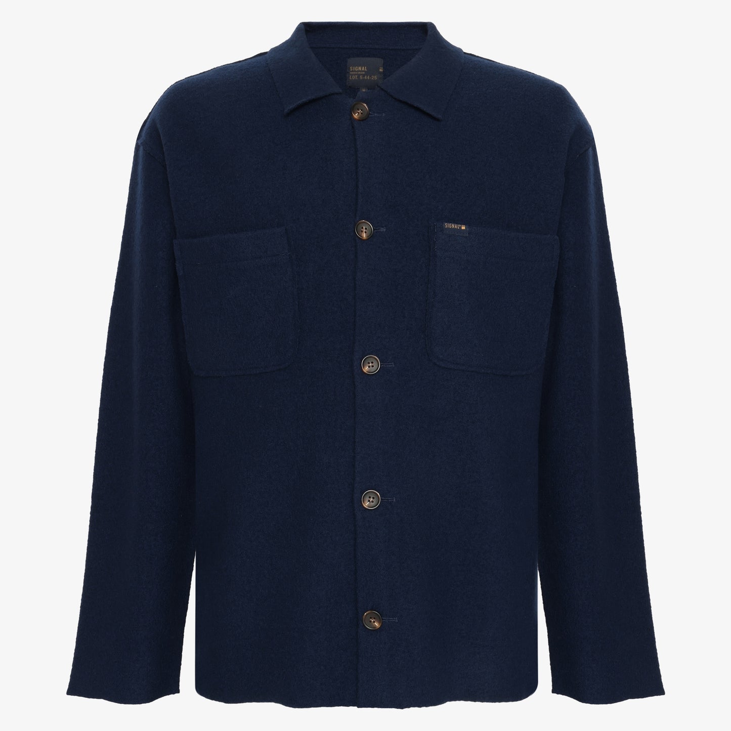 AaronSi Knit Overshirt - Deep Marine