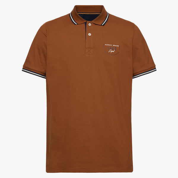 JasperSi Badge Polo - Nutty