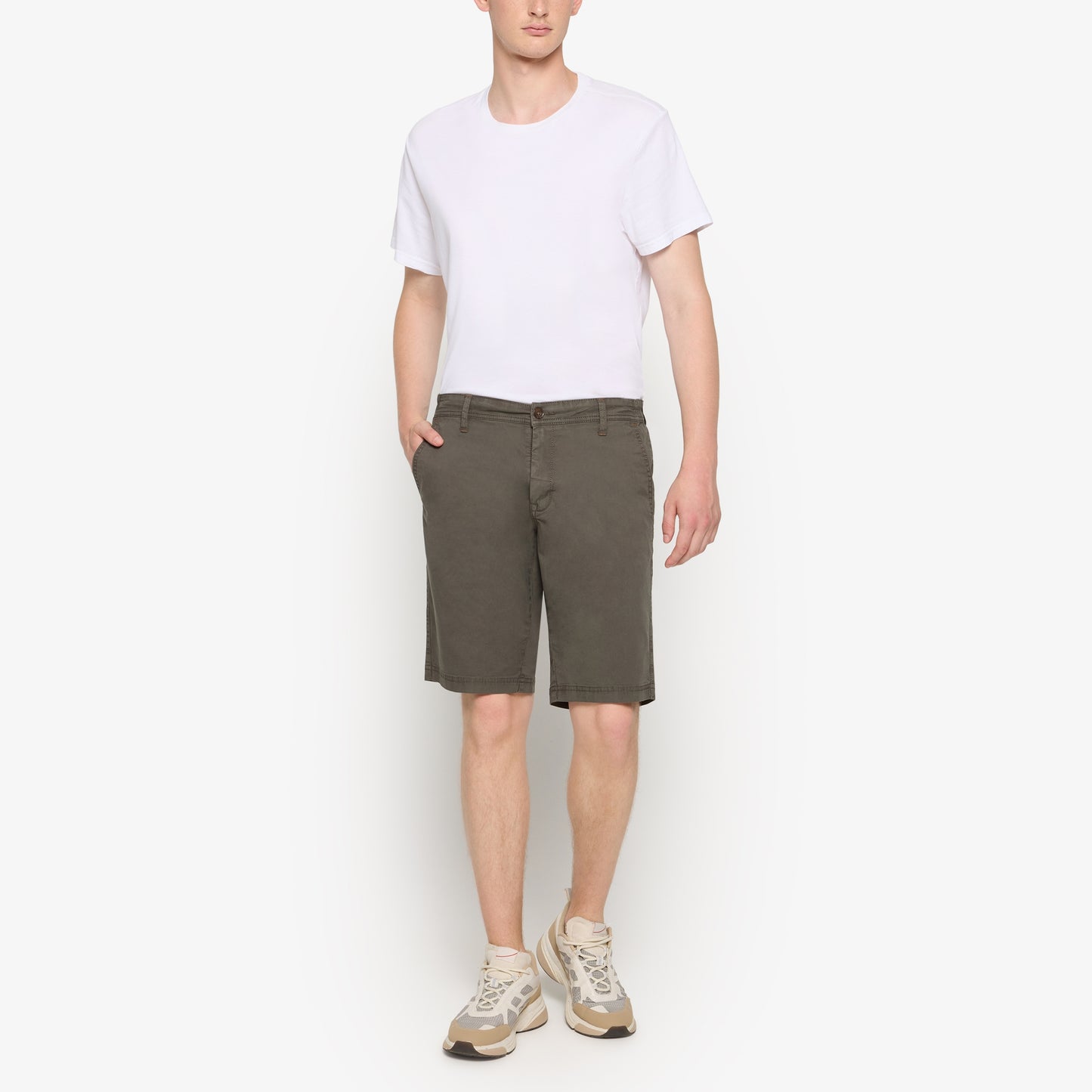 CliffSi Chino Shorts + - Green Wood