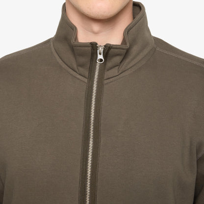 MikkelSi Zip Cardigan - Green Wood