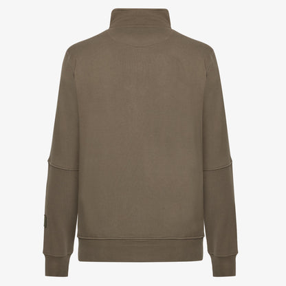 MikkelSi Zip Cardigan - Green Wood