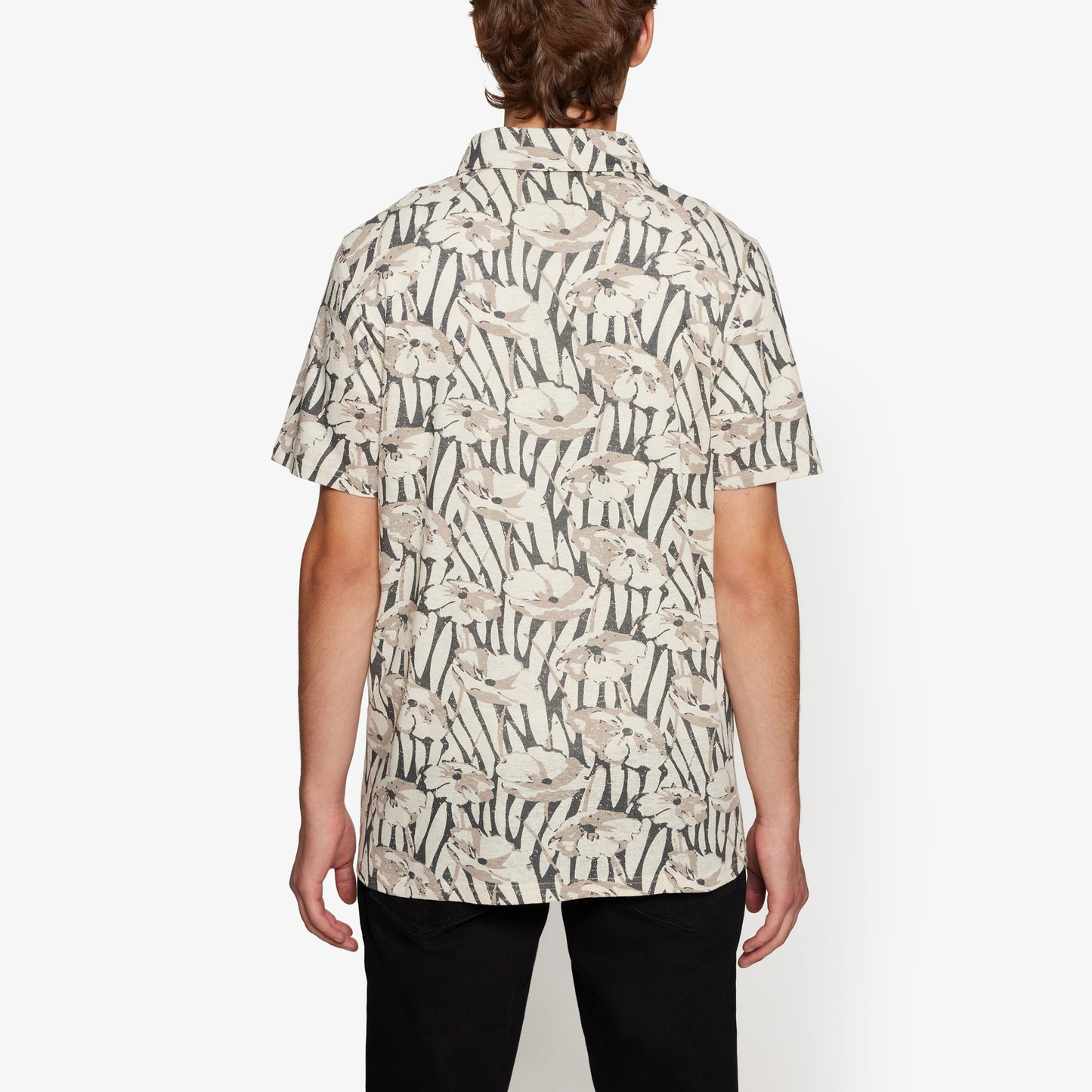 GrantSi AOP Linen Polo Polo - Ivory Cream