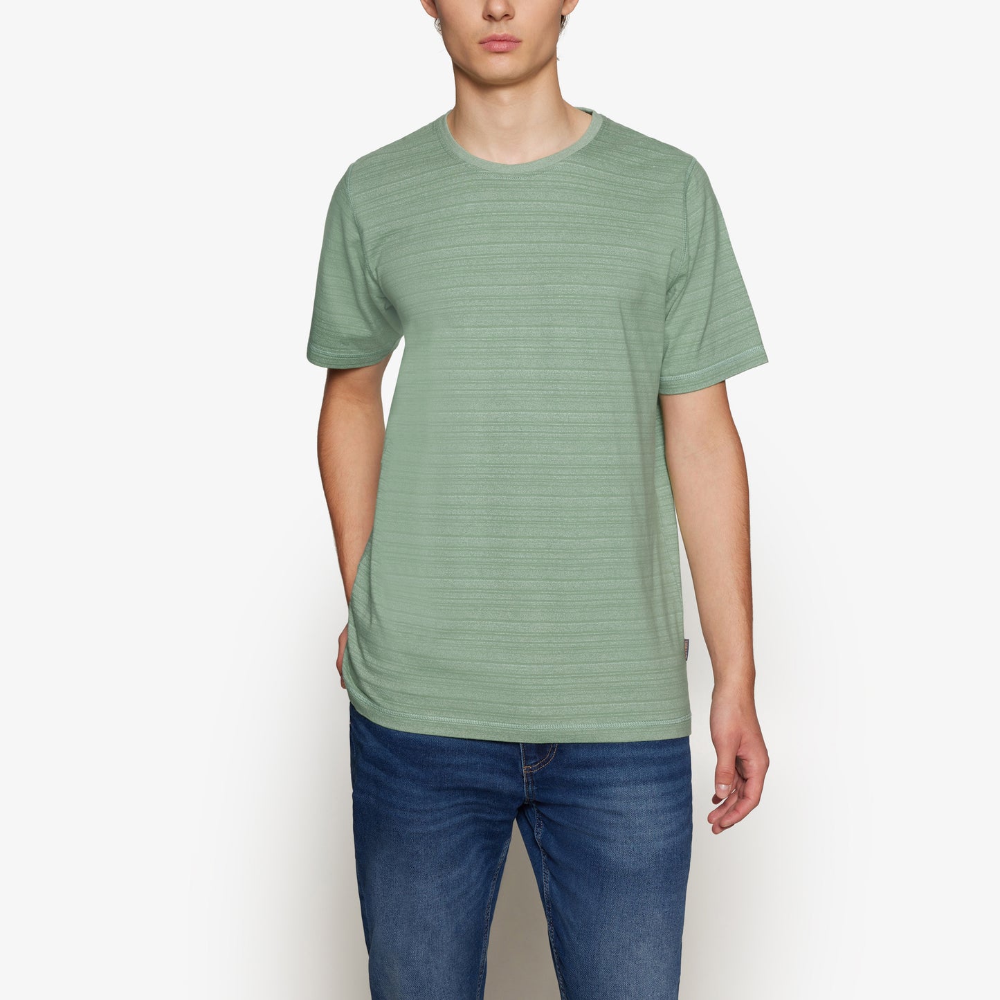 GusSi Space Stripe + T-shir/Top - Worn Green