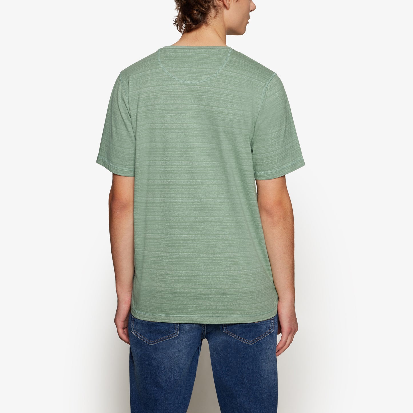 GusSi Space Stripe + T-shir/Top - Worn Green
