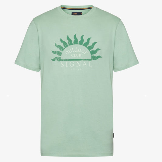 GabrielSi Front Print + T-shir/Top - Blue Captain