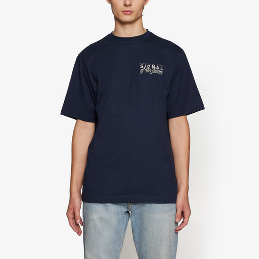 GaelSI Print Tee + T-shir/Top - Deep Marine
