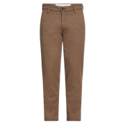 VictorSi Wool Look Pants - Brown Bark