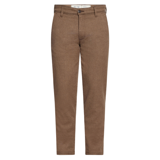 VictorSi Wool Look Pants - Brown Bark