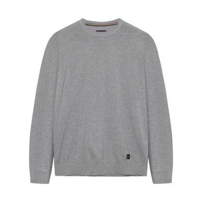ViceSi Crew + Knit - Mid Grey Melange