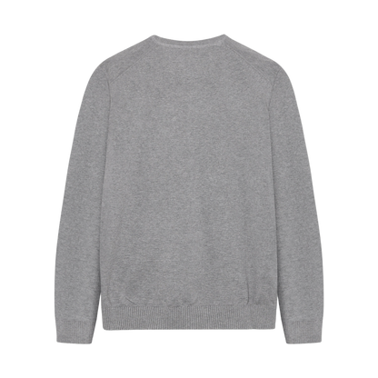 ViceSi Crew + Knit - Mid Grey Melange