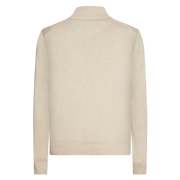 KlausSI Halfzip + Knit - Light Mocca Melange