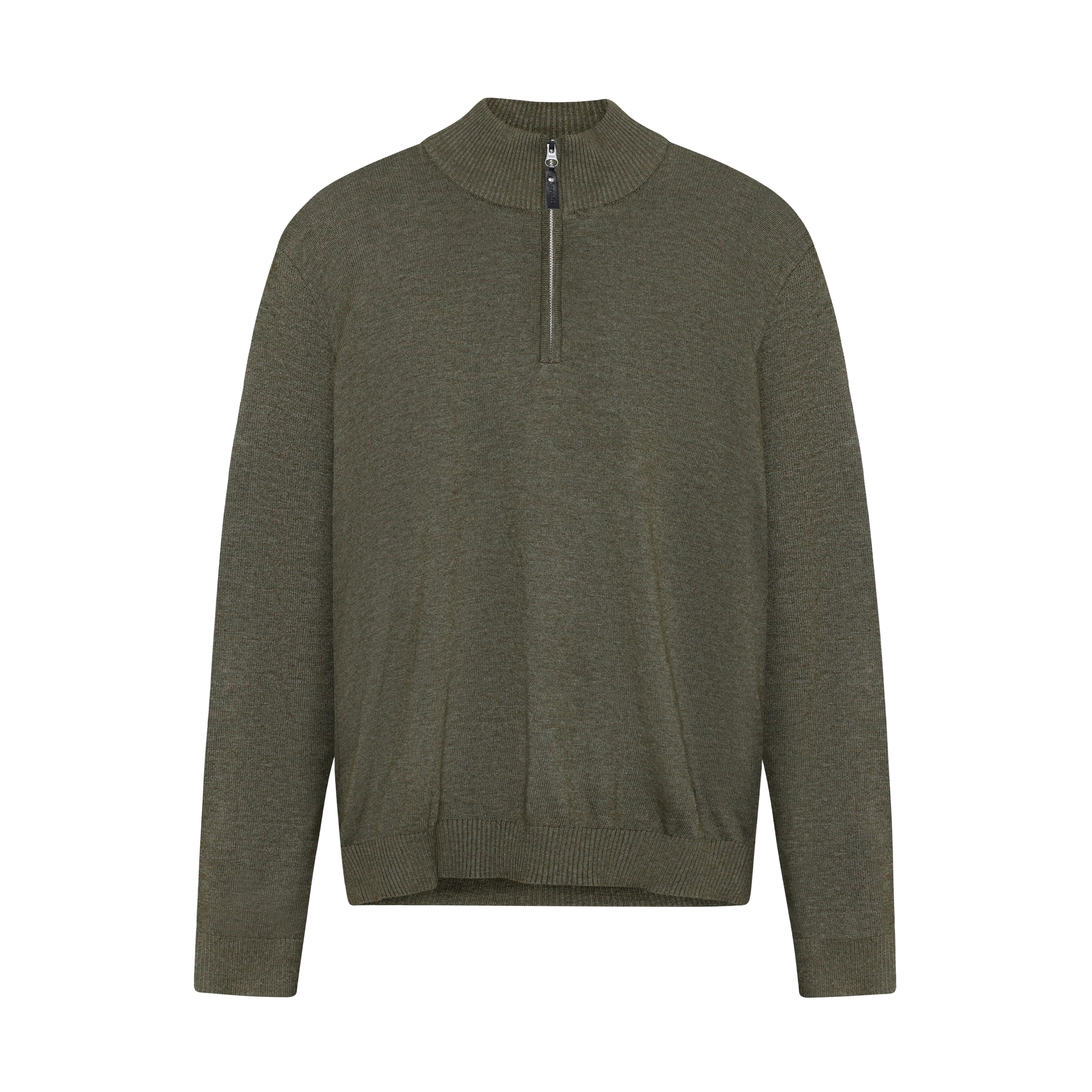 KlausSI Halfzip + Knit - Full Green Melange