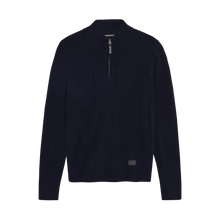 RobertSI Half Zip + Knit - Deep Marine Melange