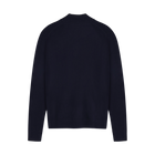 RobertSI Half Zip + Knit - Deep Marine Melange