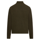 RobertSI Half Zip + Knit - Beluga green melange