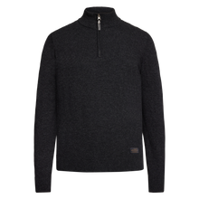 RobertSI Half Zip + Knit - Gray Volcano Melange