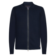 UrianSI Zip Cardigan Knit - Deep Marine