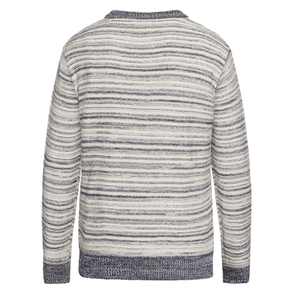 UsherSi Reverse Striped Knit - Deep Marine
