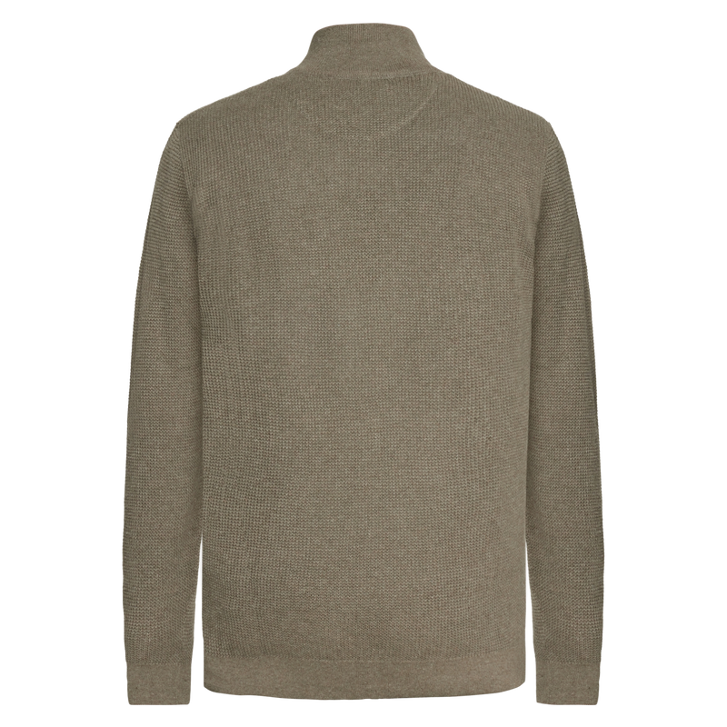 KaiSi Structure Cardigan+ Knit - Green Kalamata Melange