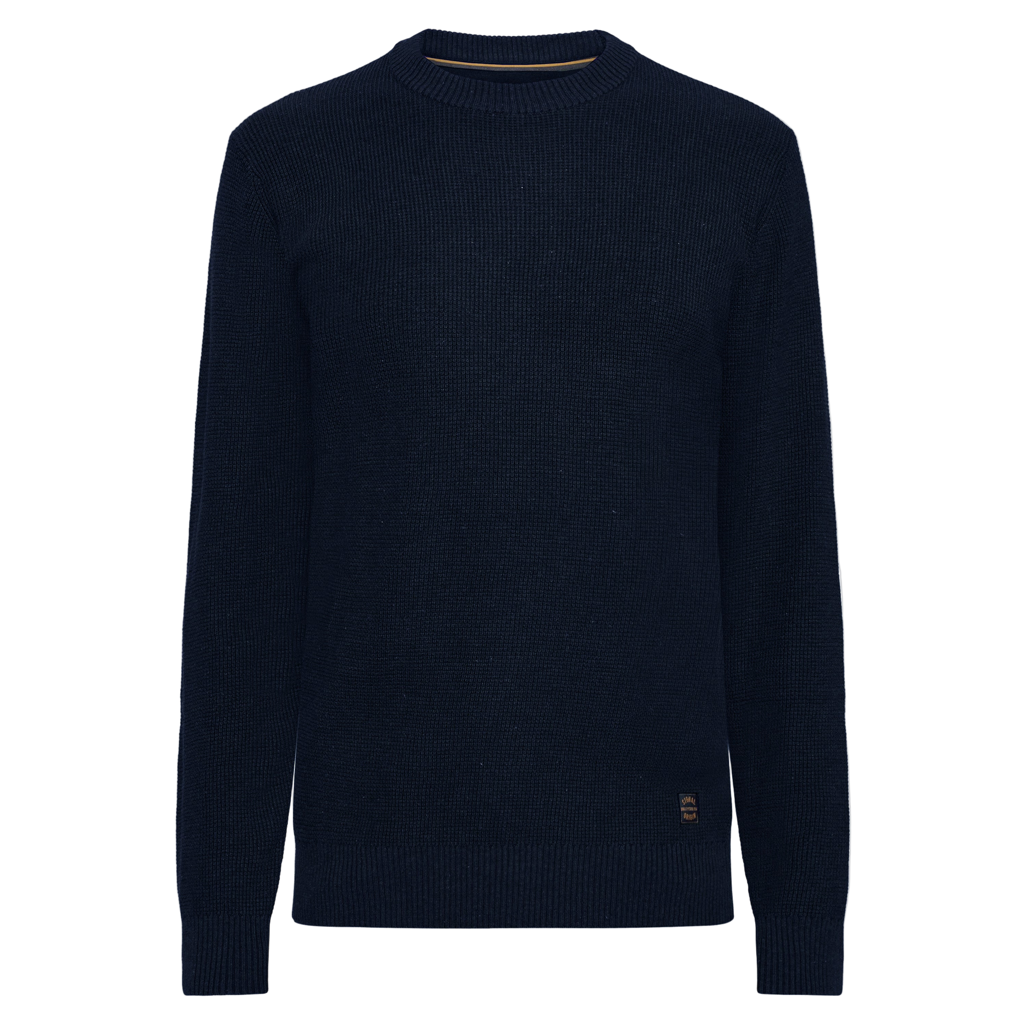 KalleSI Structure Crew + Knit - Deep Marine Melange