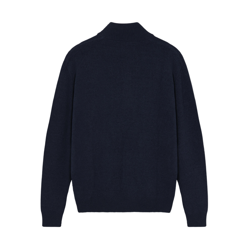 UptonSi Highneck Sweater Knit - Deep Marine