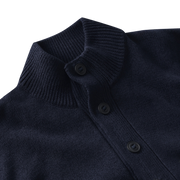 UptonSi Highneck Sweater Knit - Deep Marine