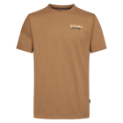 DeanSi Chest Print + T-shirt/Top - Brown Otter