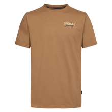 DeanSi Chest Print + T-shirt/Top - Brown Otter