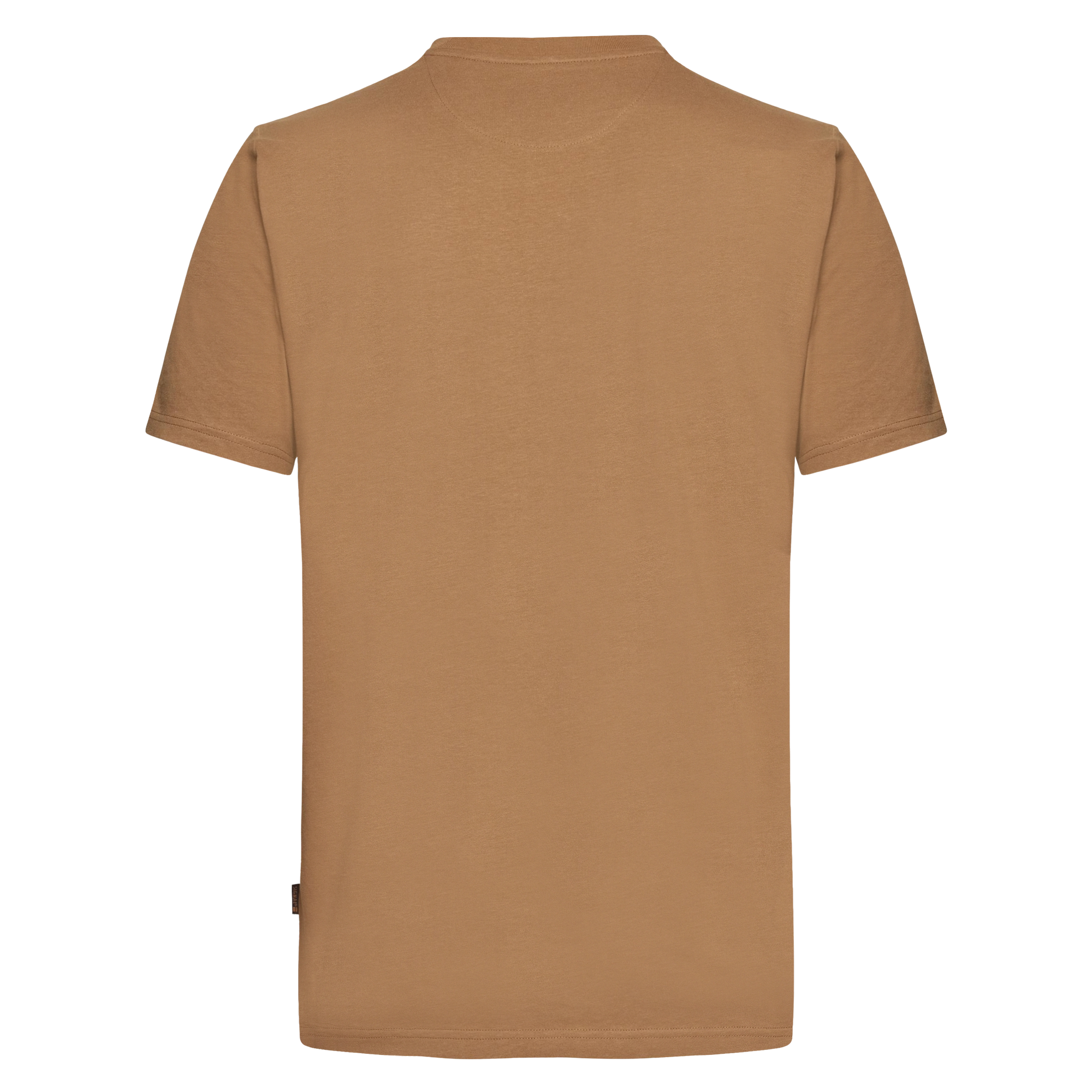 DeanSi Chest Print + T-shirt/Top - Brown Otter