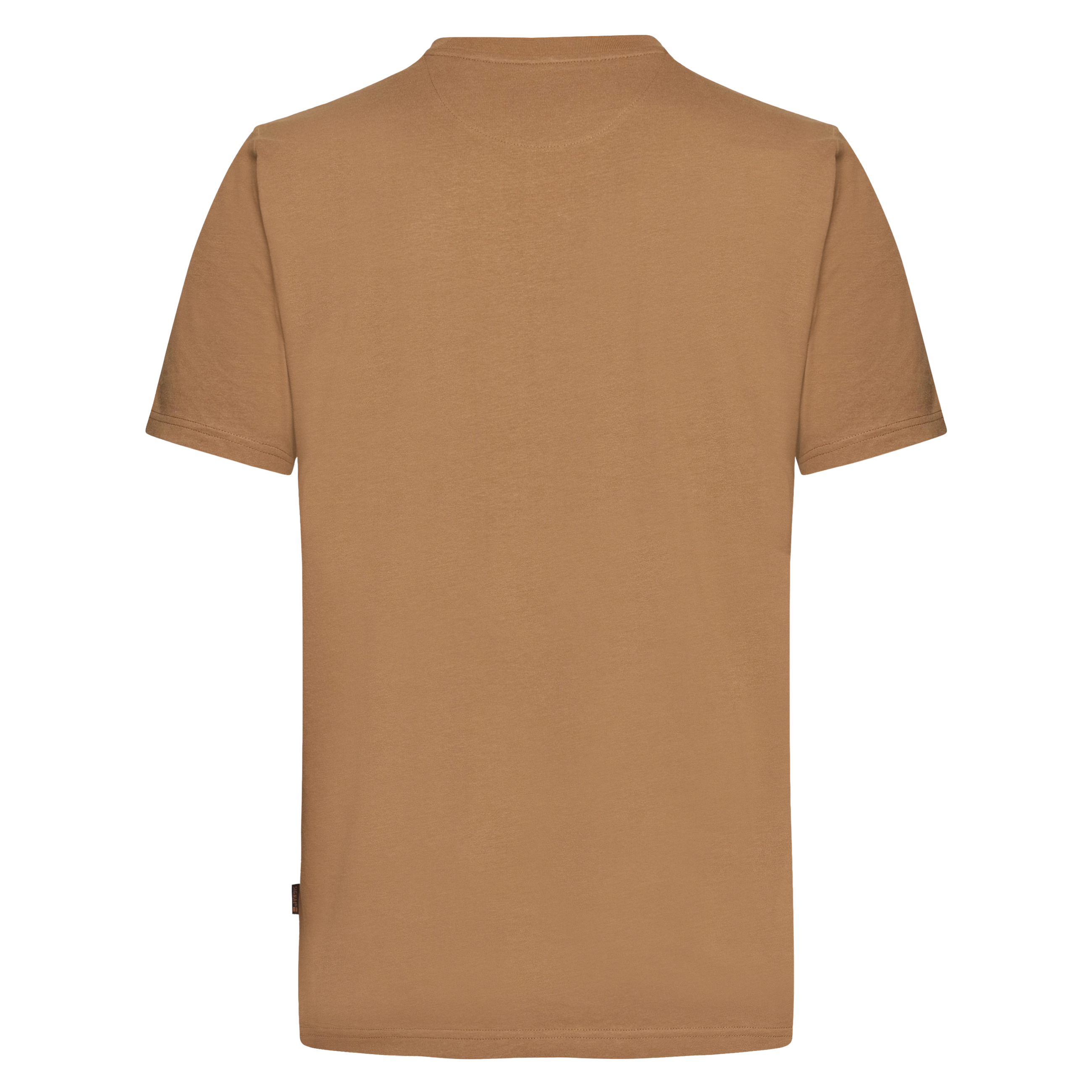 DeanSi Chest Print + T-shirt/Top - Brown Otter