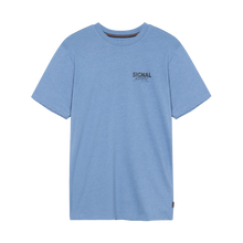 DeanSi Chest Print + T-shirt/Top - Calm blue melange