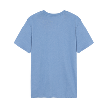 DeanSi Chest Print + T-shirt/Top - Calm blue melange