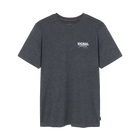 DeanSi Chest Print + T-shirt/Top - Deep Marine Melange