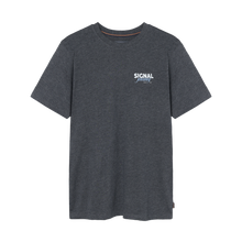 DeanSi Chest Print + T-shirt/Top - Deep Marine Melange