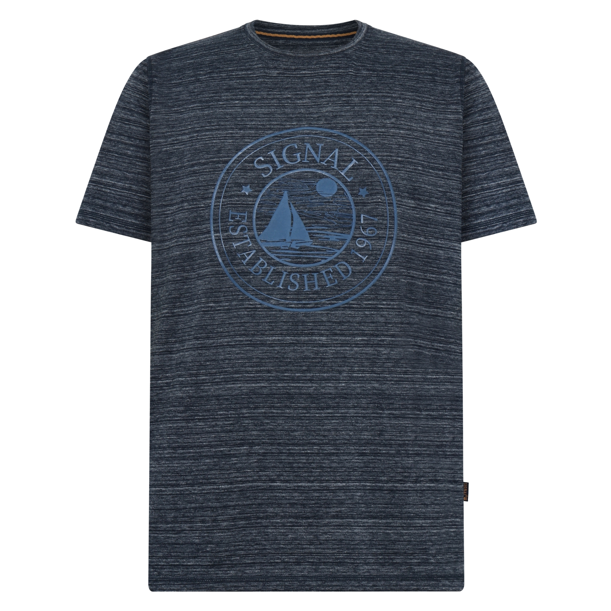 DylanSi Space stripe + T-shirt/Top - Deep Marine