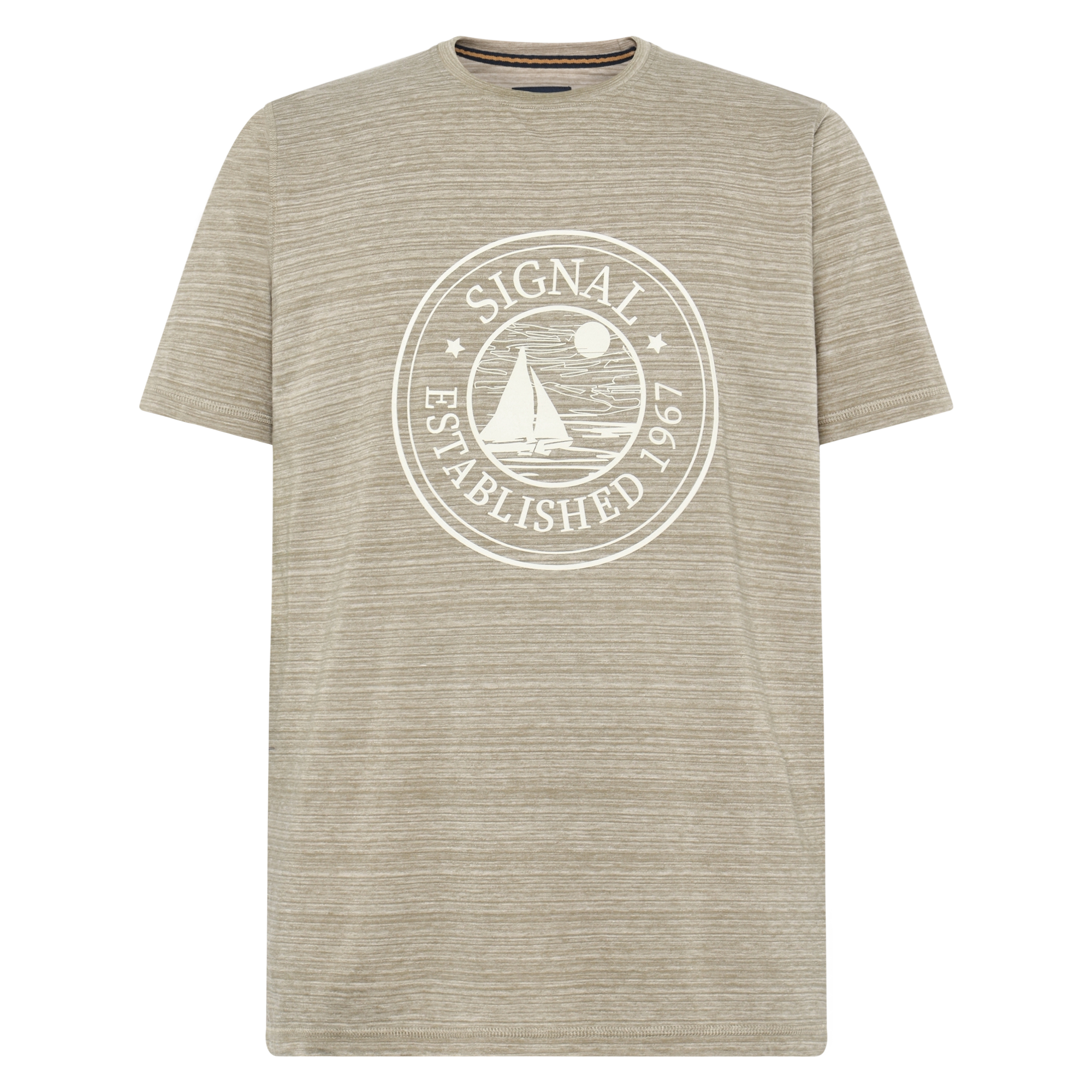 DylanSi Space stripe + T-shir/Top - Oak