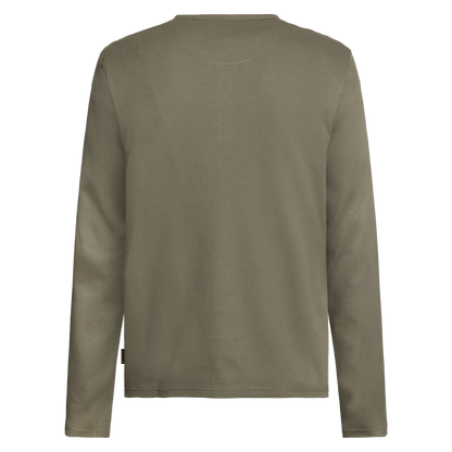 DerekSi Granddad Waffle T-shirt/Top - Smokey Olive