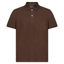 NickySI Pocket Polo Polo - Brown Bark melange